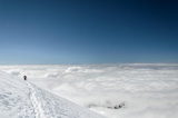 Above the clouds